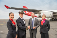 19193 AeroTEC Rolls Royce Quantas 747 Delivery Event Coverage Handover Ceremony