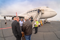 19193 AeroTEC Rolls Royce Quantas 747 Delivery Event Coverage Ramp Activity