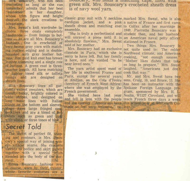 1963 Pierrette her mother's clothes - 2