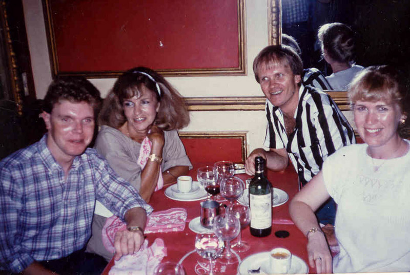 1985 Pierrette accompagne Peter et Eric